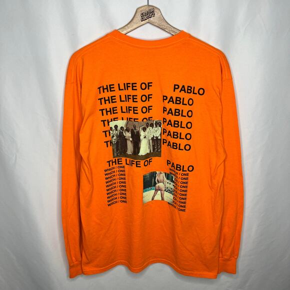 Kanye West Yeezy Season YZY Yeezus Life of Saint Pablo Cover Tour Merch Tee L - Picture 1 of 4